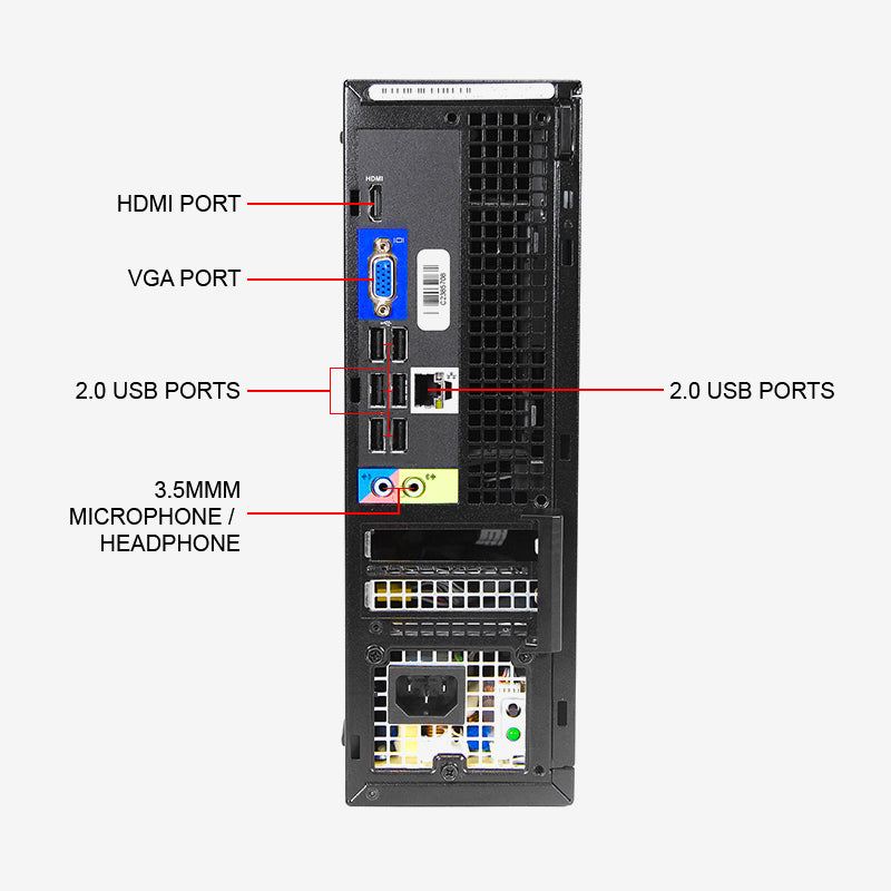 Dell Optiplex 790/390/990 i5/2nd Gen Desktop Computers – A&T Services